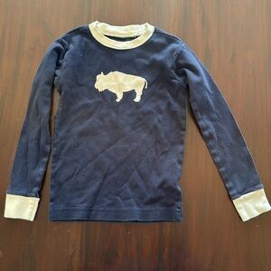 Lazy One buffalo design PJ top size 6